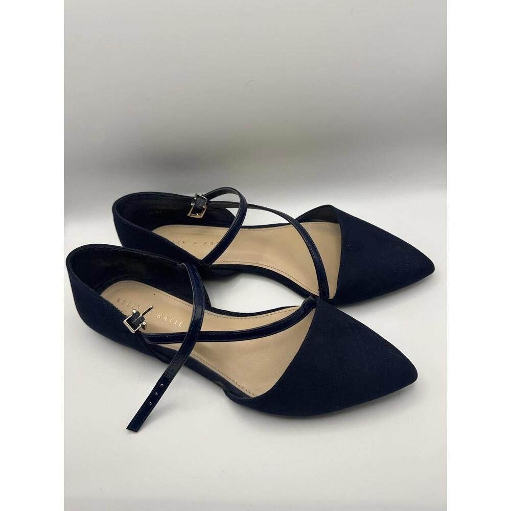 Navy Kitten Heels Size 7.5 Kelly & Katie